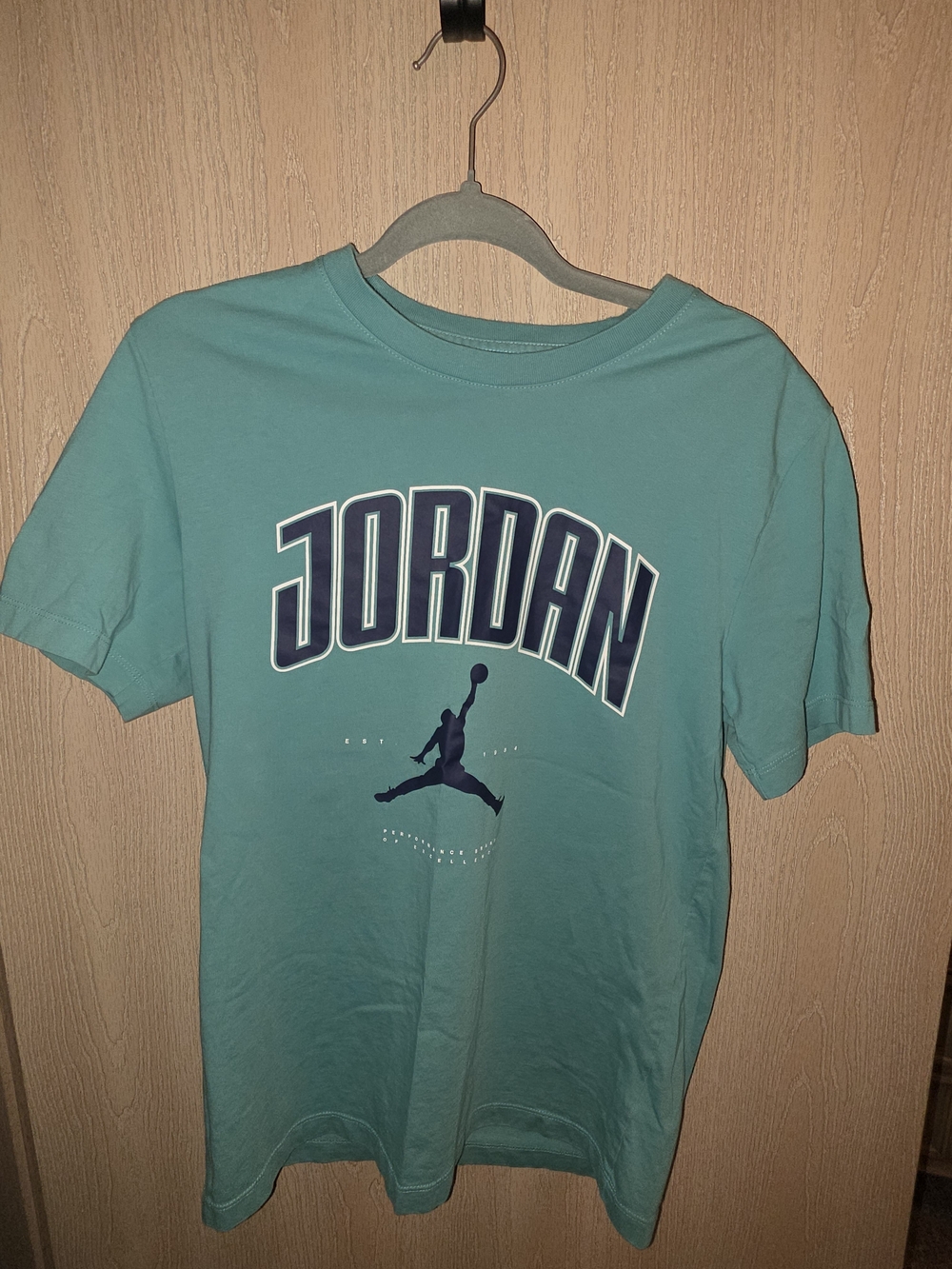 Jordan Teal Short Sleeve Logo Tee
